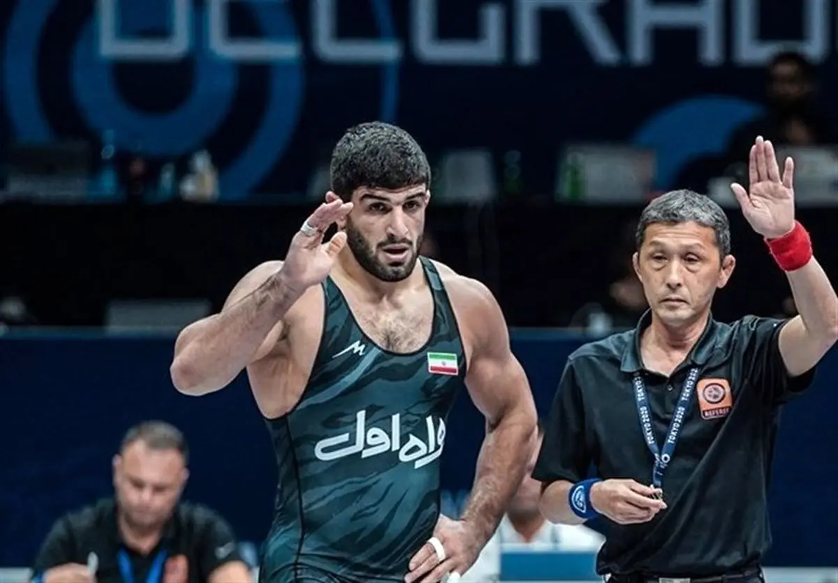 کشتی آزاد قهرمانی جهان| کامران قاسم‌پور، اولین طلایی ایران در بلگراد