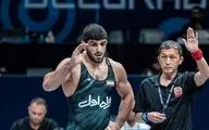 کشتی آزاد قهرمانی جهان| کامران قاسم‌پور، اولین طلایی ایران در بلگراد