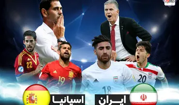 ایران - اسپانیا؛ برنامه های کی روش و مقابله با فوتبال مالکانه اسپانیا 