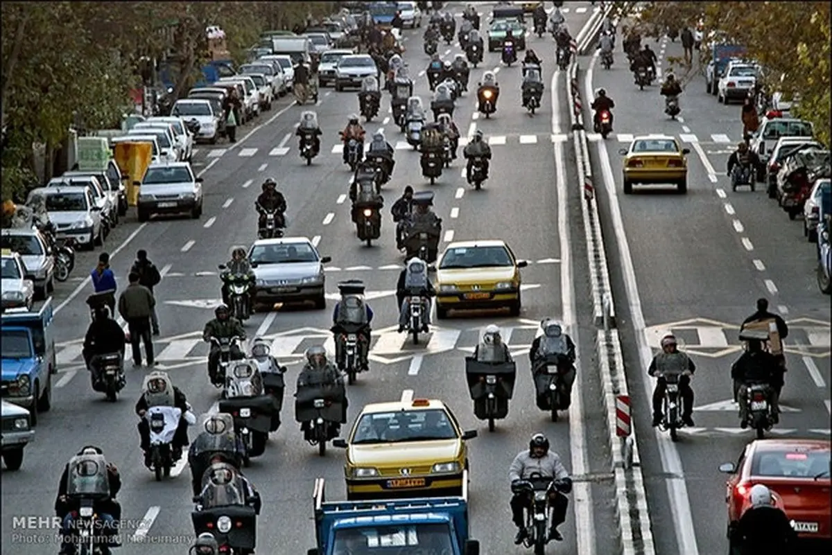 ورود موتورسیکلت به طرح ترافیک ممنوع می‌شود