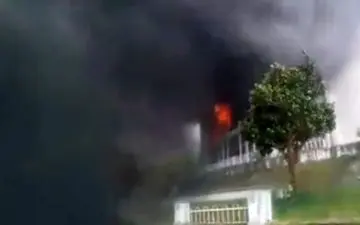 سینمای هتل بزرگ رامسر آتش گرفت