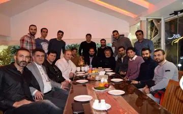 دورهمی والیبالی به میزبانی امیر عابدینی(عکس)