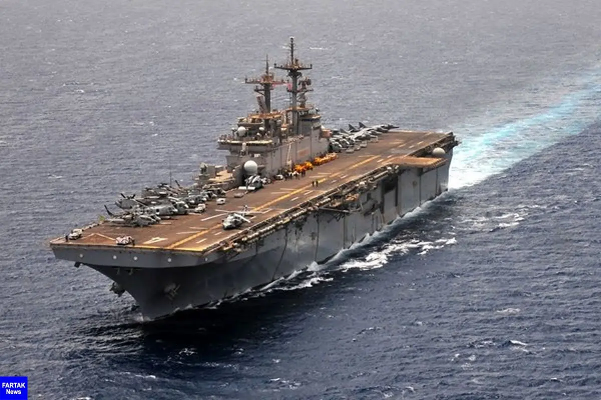 اعزام کشتی تهاجمی آمریکا به غرب آسیا