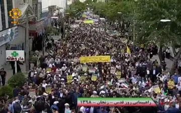 جاری شدن سیل قدرت و اتحاد در خیابان‌های زنجان + فیلم