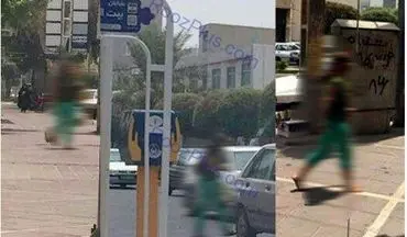 زن بی حجاب خیابان های شهر را به هم ریخت+ عکس