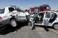 تصادف سمند و نیسان در جاده گرمی ۶ مصدوم برجا گذاشت