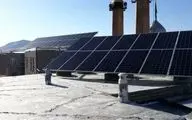 نصب استراکچر و پنل های انرژی خورشیدی در سایت امامزاده محمود آگاه(ع) سنقر