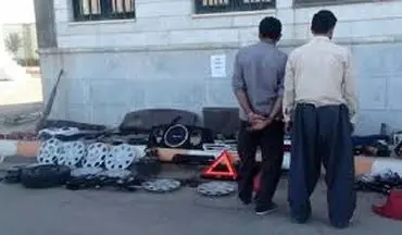 سارقان قطعات خودرو در دام پلیس اسلام آبادغرب