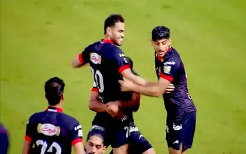 گل اول پرسپولیس به نساجی | فیلم