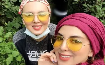 تصاویری فوق العاده از پاریس گردی لیلا بلوکات بازیگر جذاب و خواهرش