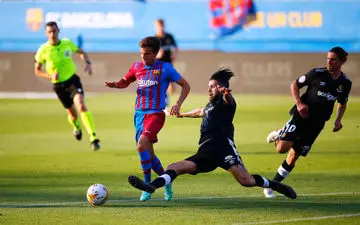 پیروزی پرگل بارسا در اولین مسابقه پیش فصل+ عکس