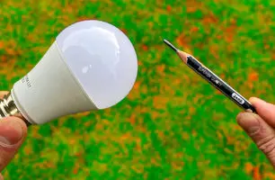 (ویدئو) ترفند برقکار آمریکایی: تعمیر لامپ‌های LED با مداد معمولی