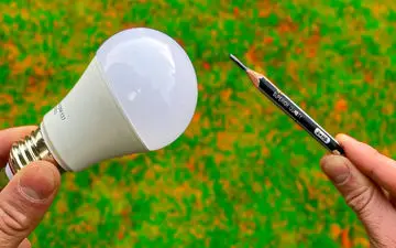 (ویدئو) ترفند برقکار آمریکایی: تعمیر لامپ‌های LED با مداد معمولی