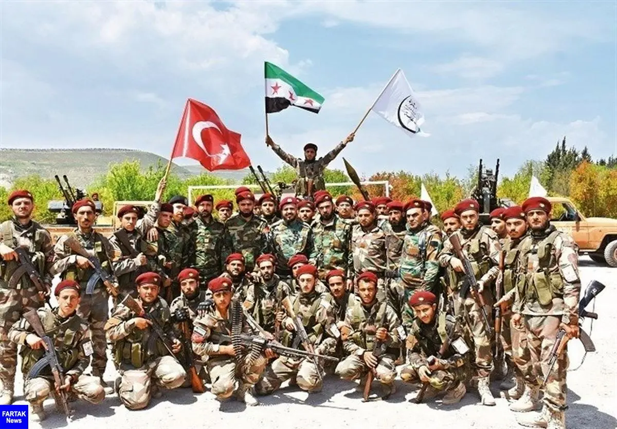  رزمایش نظامیان ترکیه و معارضین در عفرین