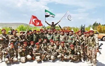  رزمایش نظامیان ترکیه و معارضین در عفرین