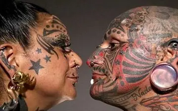 تصاویر بسیار ترسناک از تتوهای شیطان پرستان+ منفی 18 سال ممنوع! 