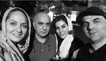 سلفی پرویز پرستویی و تینا پاکروان به همراه مهناز افشار در لس آنجلس تهران (عکس)