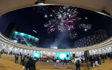 افتتاح ایوان انتظار میدان ولیعصر + تصاویر