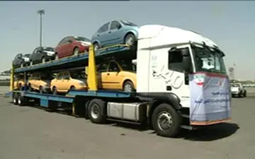 ارسال اولین محموله صادراتی سایپا به کشور گینه + فیلم