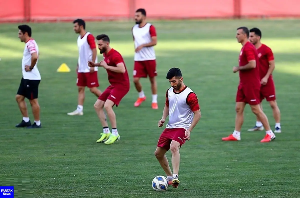 گزارش تمرین پرسپولیس| تاکید گل‌محمدی بر انجام صحیح تاکتیک‌های تیمی