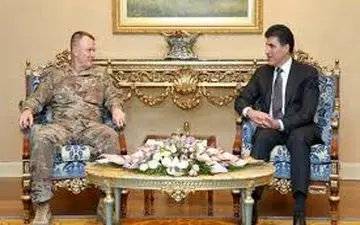  حمایت بارزانی از حضور آمریکا در عراق