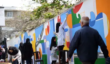 در منطقه ۷ شهرداری تهران انجام شد؛
رنگ آمیزی جداره‌های شهری با مشارکت شهروندان