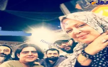 
سلفی جالب بازیگر زن پر حاشیه در حرم امام رضا