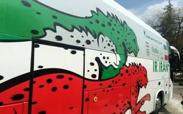  تلویزیون اتوبوسی جام جهانی در ناهار خوران گرگان