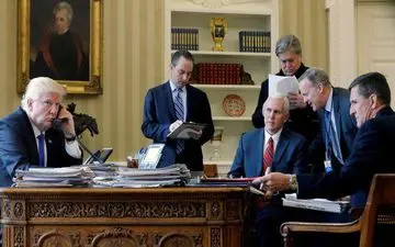 وضعیت بحرانی کاخ سفید به دنبال ضعف ترامپ در تصمیم گیری ها