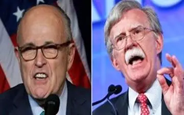 اسناد جدید از ارتباط نزدیکان ترامپ، غیر از بولتون و جولیانی با منافقین