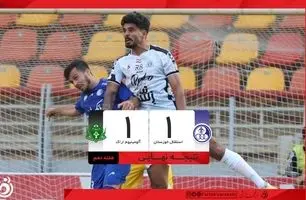 خلاصه بازی استقلال خوزستان 1 - آلومینیوم 1 + ویدئو