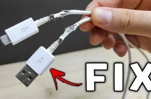 شارژر موبایلتان خراب شده؟ تعمیر آسان کابل USB در ویدئویی کوتاه