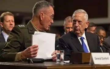  حمله به سوریه فرماندهان نظامی آمریکا را به کنگره کشاند