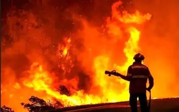 سوختگی‌های شدید 5 کارگر در حادثه آتش‌سوزی قم