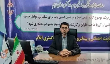 کاهش ورودی جرائم پرتکرار استان ایلام در سه ماهه اول سال جاری