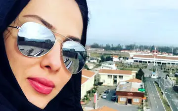 تیپ لیلا اوتادی در شمال! + عکس