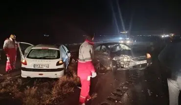 برخورد سه خودرو در ارومیه ۶ مصدوم بر جای گذاشت