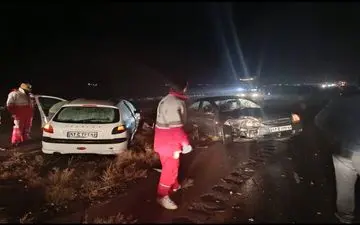 برخورد سه خودرو در ارومیه ۶ مصدوم بر جای گذاشت