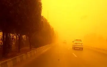 سرعت توفان شن در زابل به ۱۰۸ کیلومتر بر ساعت رسید