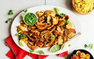 غذای گیاهی | غذای هندی دلبر | پاکورای سبزیجات خوشمزه 