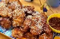 این طعم مرغ هم امتحان کن|  مرغ عسلى کنجدى 