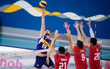 باخت تیم والیبال جوانان ایران مقابل ایتالیا