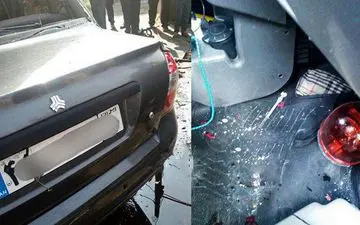 تیبا فراری از ترس دستگیری داخل مغازه رفت!!