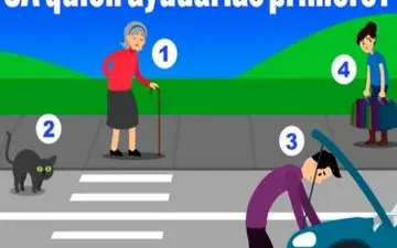 اگر میخواهید شخصیت درونی خود را بشناسید به تصویرنگاه کنید/ در اولین نگاه به چه کسی کمک می‌کنید؟