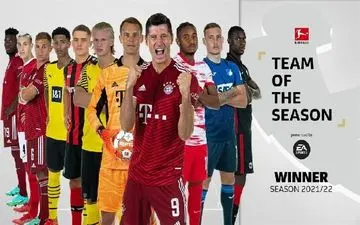 اعلام تیم منتخب فصل ۲۲-۲۰۲۱ توسط سایت بوندس‌لیگا