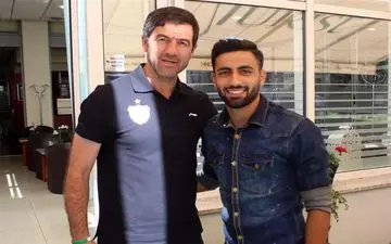  حضور محرمی در اردوی پرسپولیس+ عکس