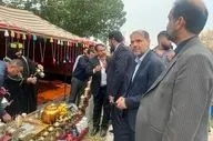 شور و نشاط پیاده‌روی خانوادگی در روستای جریه سید محمد شوش با حضور مدیرکل ورزش روستایی