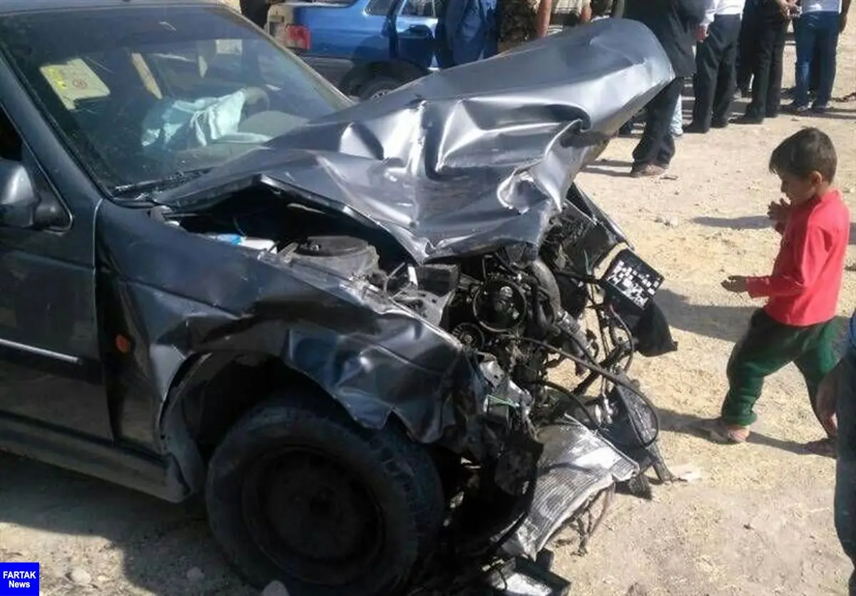 ۲ کشته و ۶ زخمی در تصادف پراید با ساینا در گنبدکاووس