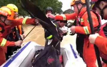 طوفان و سیل مرگبار در چین