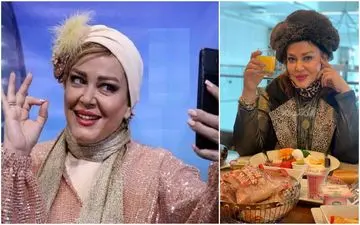 نگاه اندوهگین بهاره رهنما در کنار برج ایفل